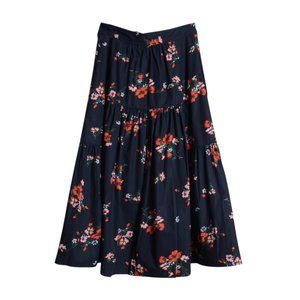 Rebecca Taylor Marguerite Floral Poplin Skirt NWOT
